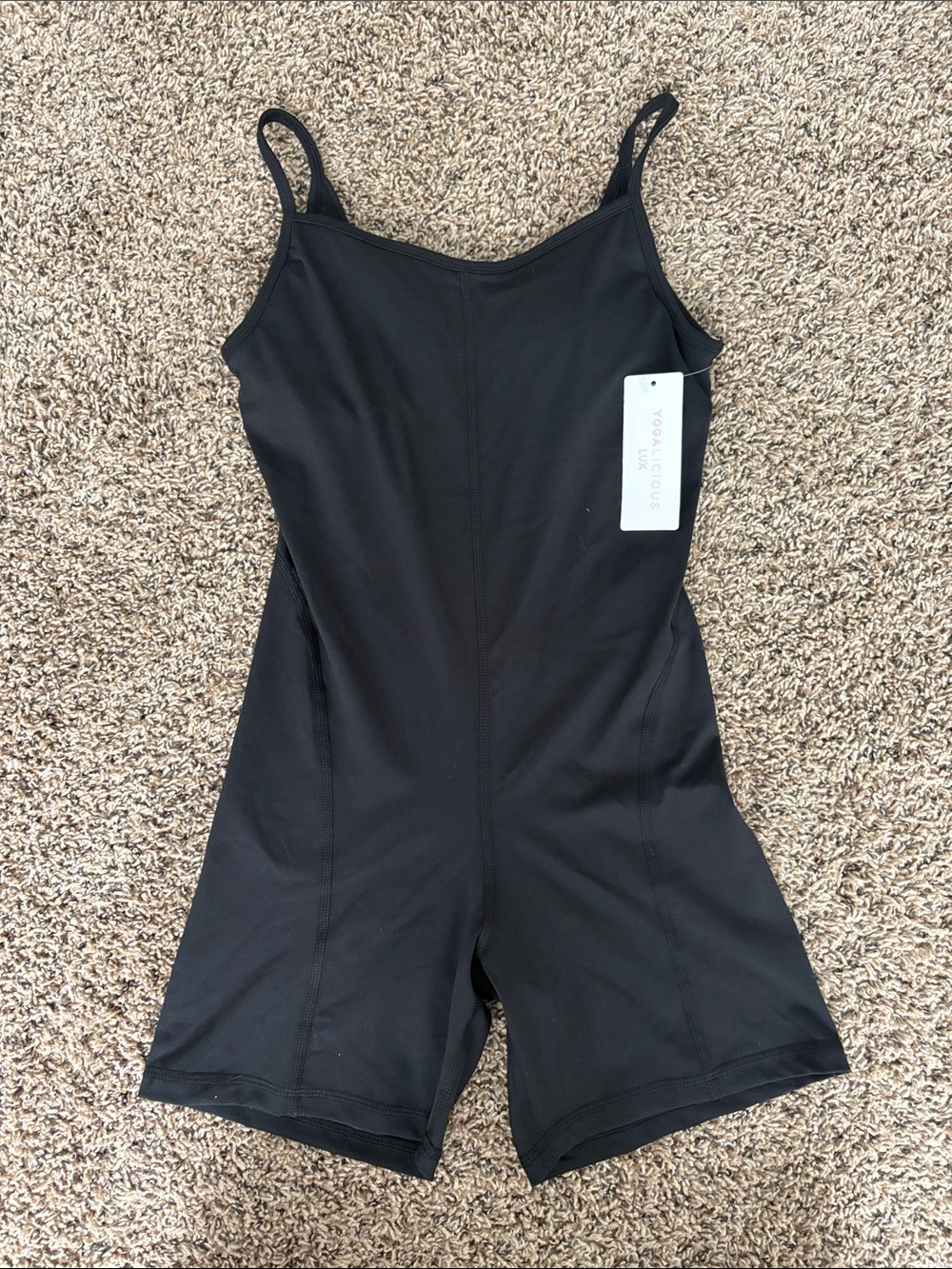 Yogalicious Lux Black Romper